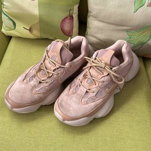 Cape Robbin Crayons Sneakers, size 11, Pink, Chunky Block Heels